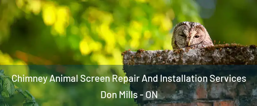  Chimney Animal Screen Repair And Installation Services Don Mills - ON