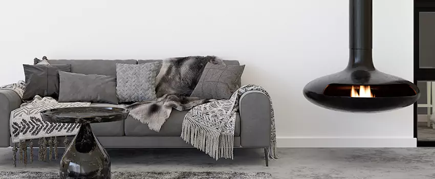 Circular Hanging Fireplace Installation Services in Don Mills, ON