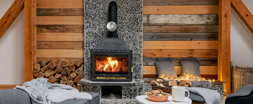 Thelin Hearth Products Direct Vent Gas Stove Fireplace Inspection in Don Mills, Ontario